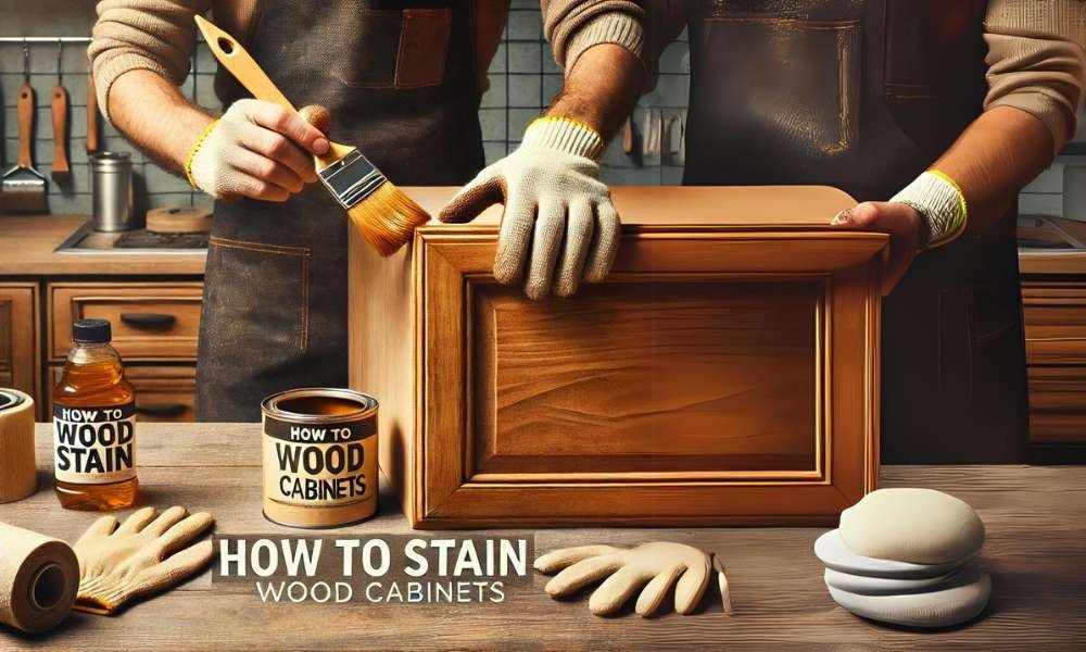 How To Stain Wood Cabinets