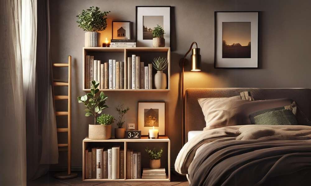 Small Bookshelf For Bedroom